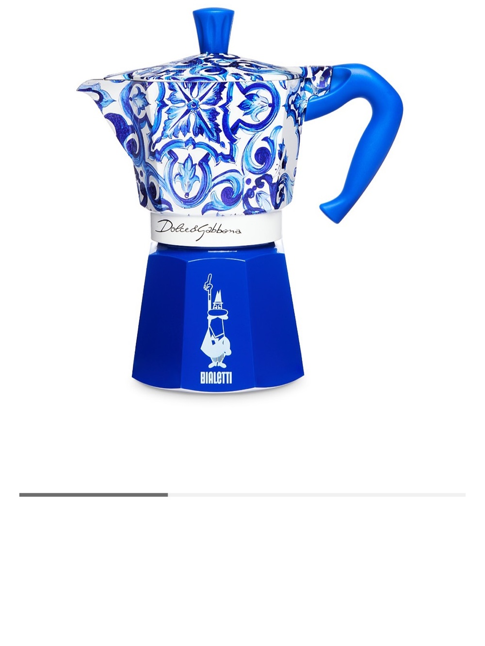 Bialetti x Dolce & Gabbana Blue Moka Pot
